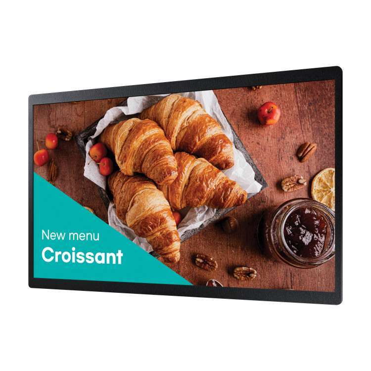 Samsung QB24C Plasma digital 61 cm (24") LED Wi-Fi 250 cd m² Full HD Preto Processador built-in Tizen 16 7