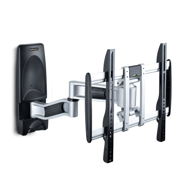 StarTech.com TV-WALL-MOUNT-65FS suporte para TV 165,1 cm (65") Preto, Prateado