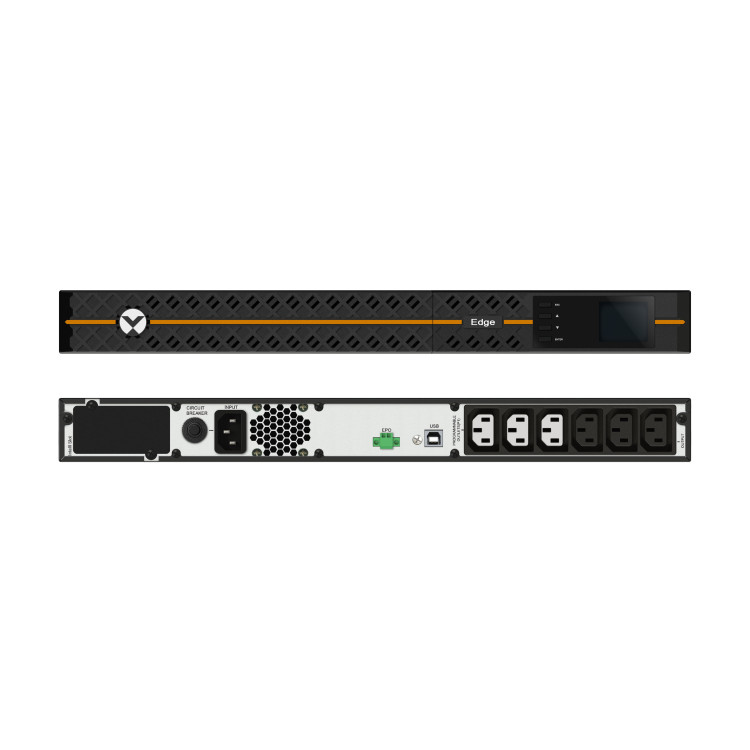 Vertiv Liebert EDGE-1000IRM1U UPS Linha interativa 1 kVA 900 W 3 tomada(s) CA