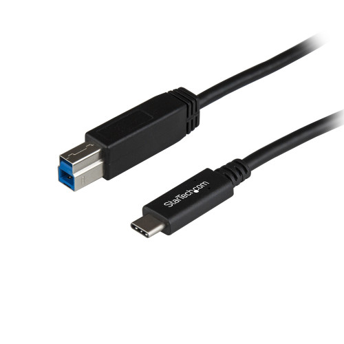 StarTech.com USB31CB1M cabo USB USB 3.2 Gen 2 (3.1 Gen 2) 1 m USB C USB B Preto