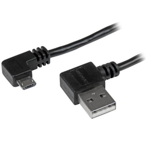 StarTech.com USB2AUB2RA2M cabo USB USB 2.0 2 m USB A Micro-USB B Preto StarTech.com USB2AUB2RA2M cabo USB USB 2.0 2 m USB A Micro-USB B Preto