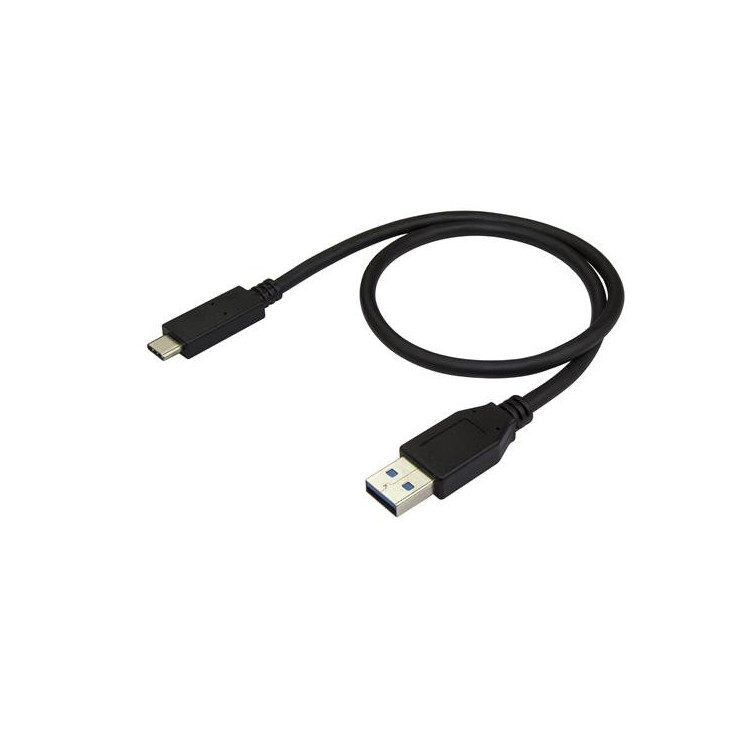 StarTech.com USB31AC50CM cabo USB USB 3.2 Gen 2 (3.1 Gen 2) 0,5 m USB A USB C Preto