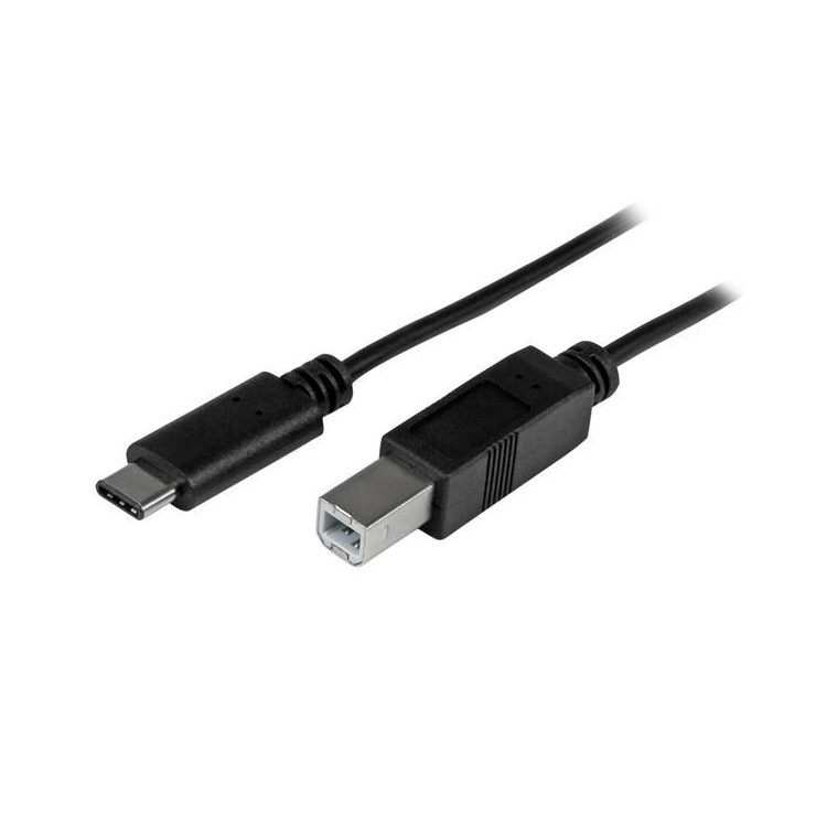 StarTech.com USB2CB2M cabo USB USB 2.0 2 m USB C USB B Preto