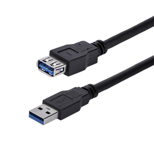 StarTech.com USB3SEXT1MBK cabo USB USB 3.2 Gen 1 (3.1 Gen 1) 1 m USB A Preto StarTech.com USB3SEXT1MBK cabo USB USB 3.2 Gen 1 (3.1 Gen 1) 1 m USB A Preto