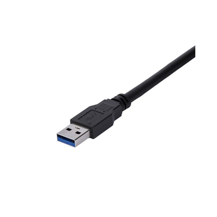StarTech.com USB3SEXT1MBK cabo USB USB 3.2 Gen 1 (3.1 Gen 1) 1 m USB A Preto