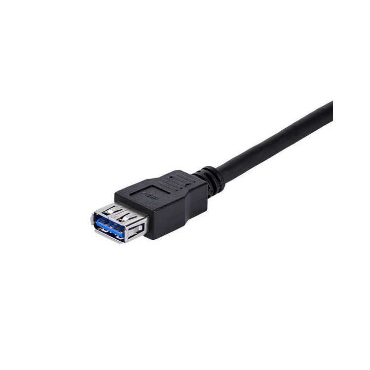 StarTech.com USB3SEXT1MBK cabo USB USB 3.2 Gen 1 (3.1 Gen 1) 1 m USB A Preto