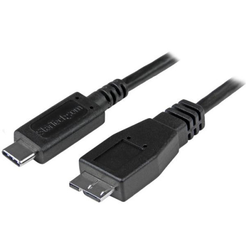 StarTech.com USB31CUB1M cabo USB USB 3.2 Gen 2 (3.1 Gen 2) 1 m USB C Micro-USB B Preto StarTech.com USB31CUB1M cabo USB USB 3.2 Gen 2 (3.1 Gen 2) 1 m USB C Micro-USB B Preto