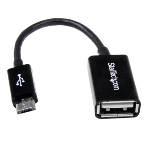 StarTech.com Adaptador M F anfitrião micro USB para USB OTG de 12 cm