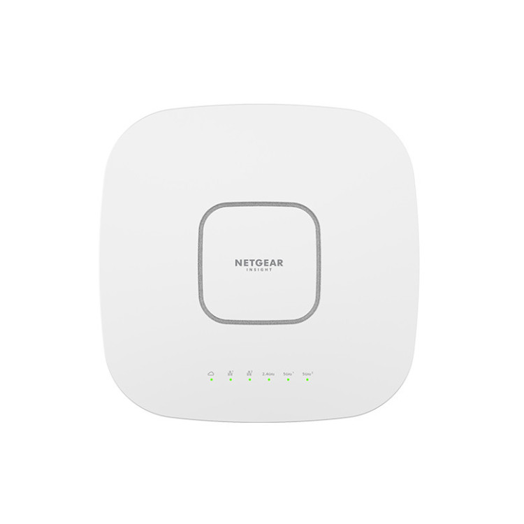 NETGEAR Insight Cloud Managed WiFi 6 AX6000 Tri-band Multi-Gig Access Point (WAX630) 6000 Mbit s Branco Power over Ethernet