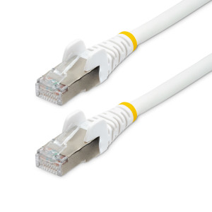 StarTech.com NLWH-50C-CAT6A-PATCH cabo de rede Branco 0,5 m S FTP (S-STP)