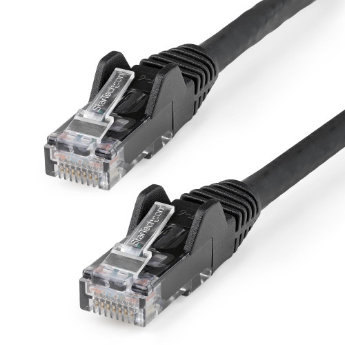 StarTech.com N6LPATCH5MBK cabo de rede Preto 5 m Cat6 U UTP (UTP) StarTech.com N6LPATCH5MBK cabo de rede Preto 5 m Cat6 U UTP (UTP)