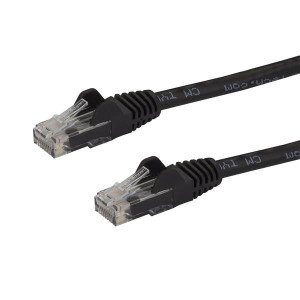 StarTech.com N6PATCH100BK cabo de rede Preto 30,5 m Cat6 U UTP (UTP)