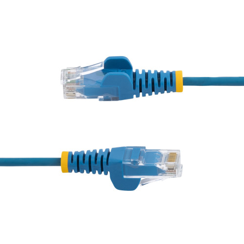 StarTech.com N6PAT50CMBLS cabo de rede Azul 0,5 m Cat6 U UTP (UTP) StarTech.com N6PAT50CMBLS cabo de rede Azul 0,5 m Cat6 U UTP (UTP)