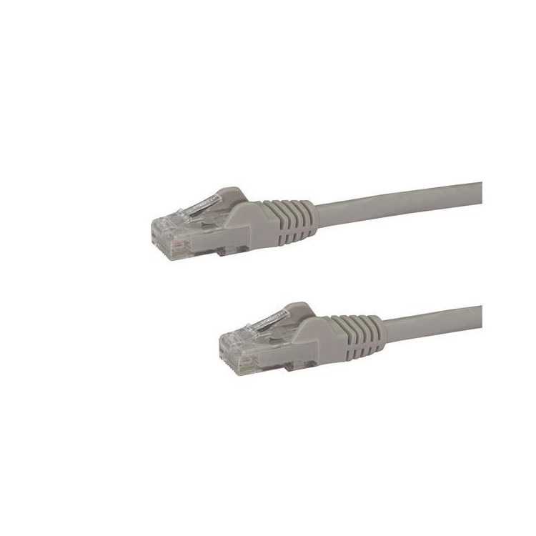 StarTech.com N6PATC3MGR cabo de rede Cinzento 3 m Cat6 U UTP (UTP)