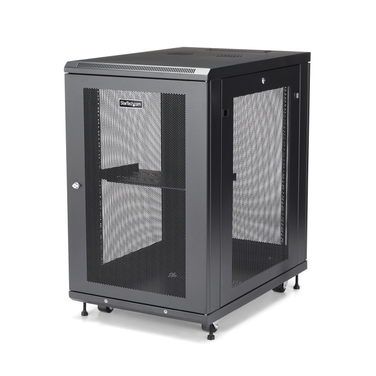 StarTech.com RK1833BKM armário rack 18U Rack independente para servidor Preto