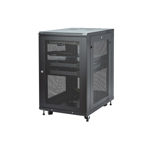StarTech.com RK1833BKM armário rack 18U Rack independente para servidor Preto StarTech.com RK1833BKM armário rack 18U Rack independente para servidor Preto