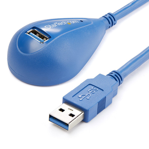 StarTech.com USB3SEXT5DSK cabo USB USB 3.2 Gen 1 (3.1 Gen 1) 1,5 m USB A Azul StarTech.com USB3SEXT5DSK cabo USB USB 3.2 Gen 1 (3.1 Gen 1) 1,5 m USB A Azul