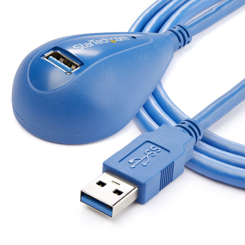 StarTech.com USB3SEXT5DSK cabo USB USB 3.2 Gen 1 (3.1 Gen 1) 1,5 m USB A Azul StarTech.com USB3SEXT5DSK cabo USB USB 3.2 Gen 1 (3.1 Gen 1) 1,5 m USB A Azul