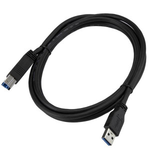 StarTech.com USB3CAB2M cabo USB USB 3.2 Gen 1 (3.1 Gen 1) 2 m USB A USB B Preto