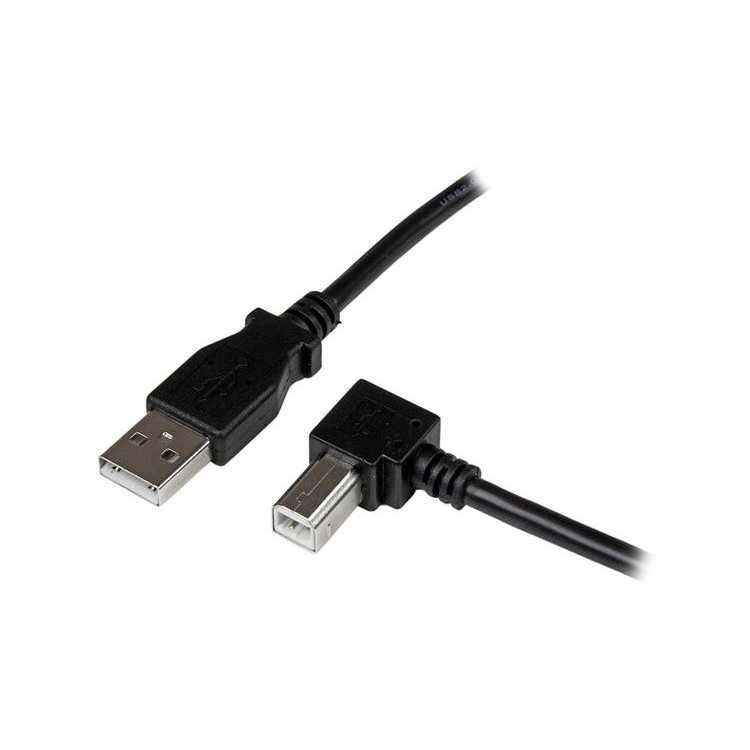StarTech.com Cabo USB 2.0 A para B de ângulo para a direita de 2 m – M M