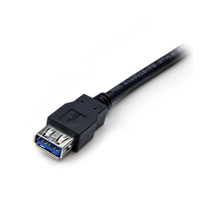 StarTech.com USB3SEXT2MBK cabo USB USB 3.2 Gen 1 (3.1 Gen 1) 2 m USB A Preto