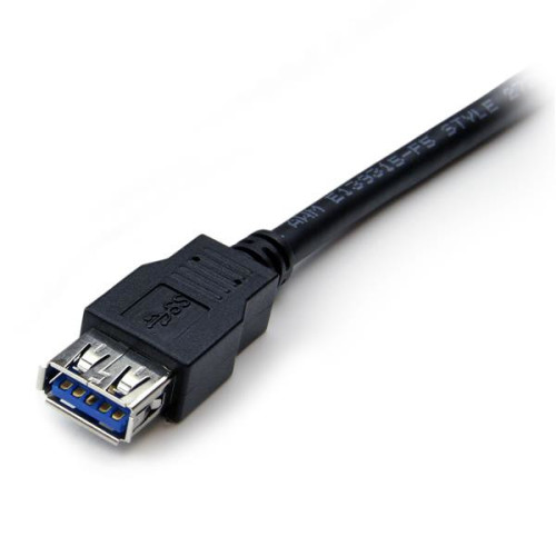 StarTech.com USB3SEXT2MBK cabo USB USB 3.2 Gen 1 (3.1 Gen 1) 2 m USB A Preto StarTech.com USB3SEXT2MBK cabo USB USB 3.2 Gen 1 (3.1 Gen 1) 2 m USB A Preto