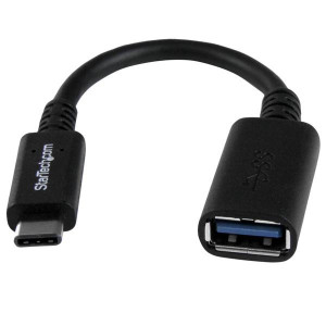 StarTech.com USB31CAADP cabo USB USB 3.2 Gen 1 (3.1 Gen 1) 0,15 m USB C USB A Preto