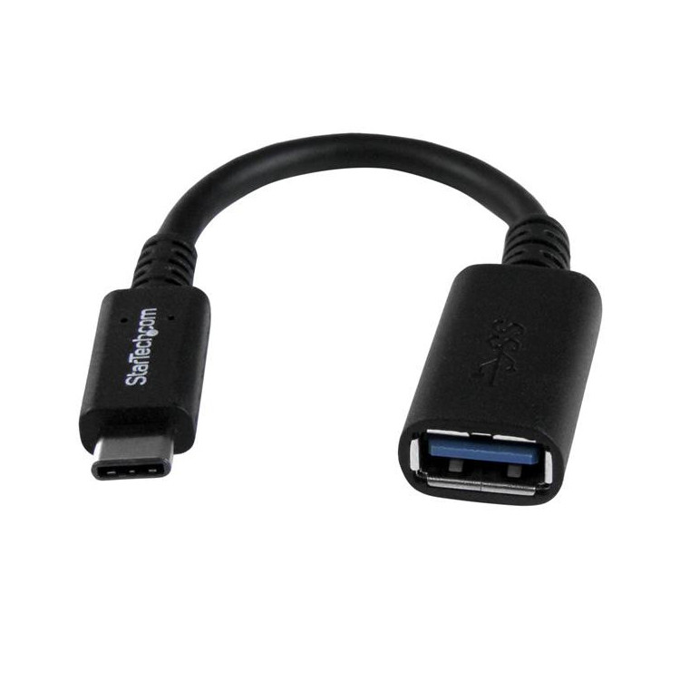StarTech.com USB31CAADP cabo USB USB 3.2 Gen 1 (3.1 Gen 1) 0,15 m USB C USB A Preto