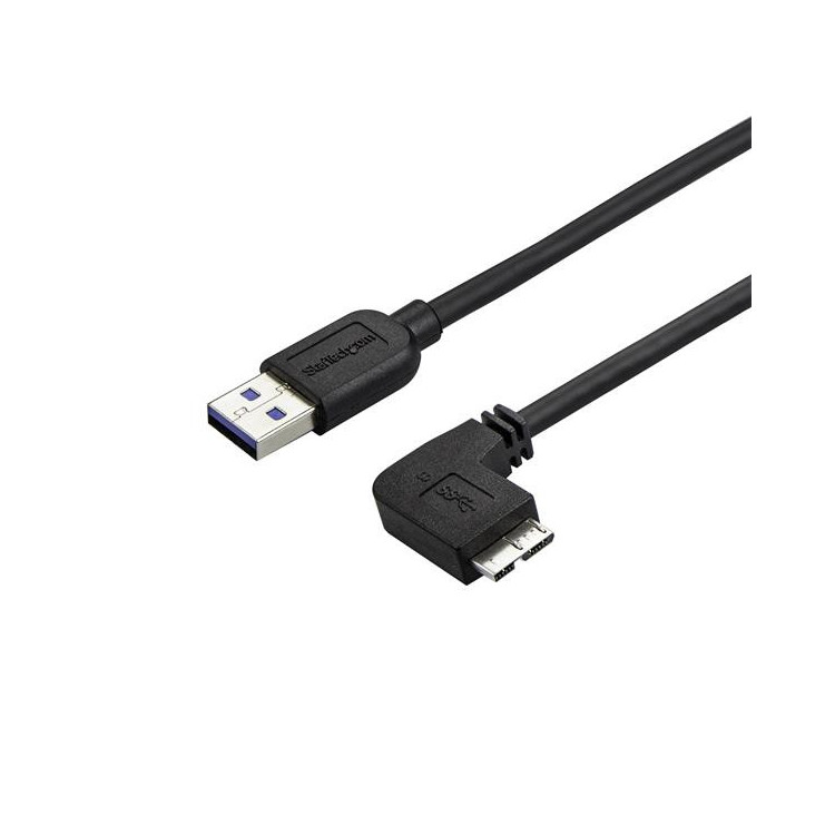 StarTech.com USB3AU1MRS cabo USB USB 3.2 Gen 1 (3.1 Gen 1) 1 m USB A Micro-USB B Preto