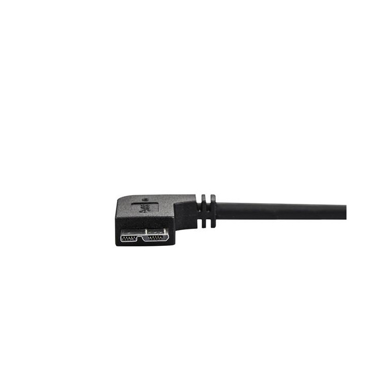 StarTech.com USB3AU1MRS cabo USB USB 3.2 Gen 1 (3.1 Gen 1) 1 m USB A Micro-USB B Preto