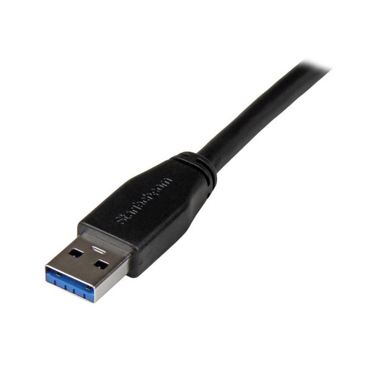 StarTech.com USB3SAB5M cabo USB USB 3.2 Gen 1 (3.1 Gen 1) 5 m USB A USB B Preto
