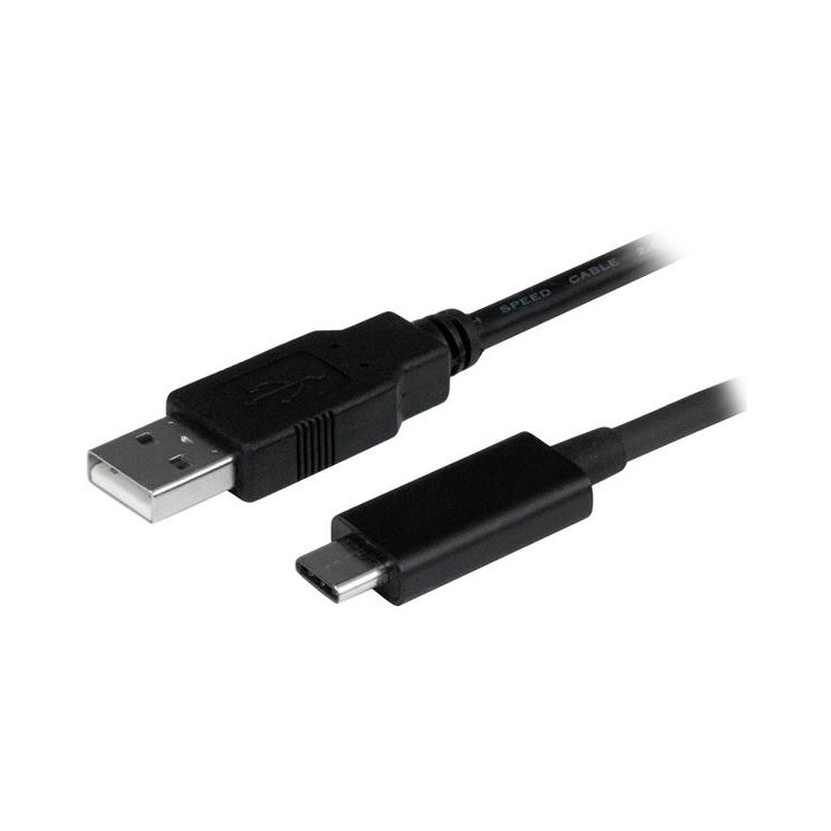 StarTech.com USB2AC1M cabo USB USB 2.0 1 m USB A USB C Preto