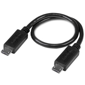 StarTech.com Cabo OTG USB - Micro USB para Micro USB - M M - 20 cm