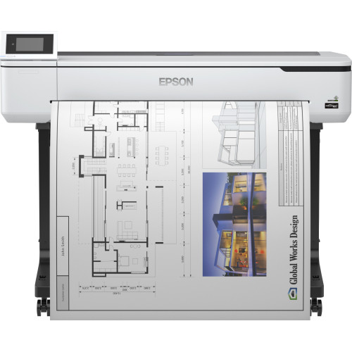 Epson SureColor SC-T5100 impressora de grande formato Wi-Fi Jato de tinta Cor 2400 x 1200 DPI A0 (841 x 1189 mm) Ethernet LAN Epson SureColor SC-T5100 impressora de grande formato Wi-Fi Jato de tinta Cor 2400 x 1200 DPI A0 (841 x 1189 mm) Ethernet LAN