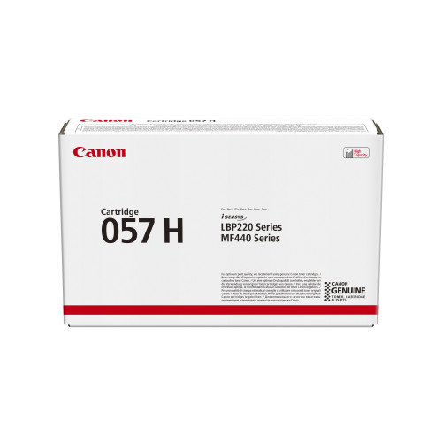 Canon i-SENSYS 057H toner 1 unidade(s) Original Preto Canon i-SENSYS 057H toner 1 unidade(s) Original Preto