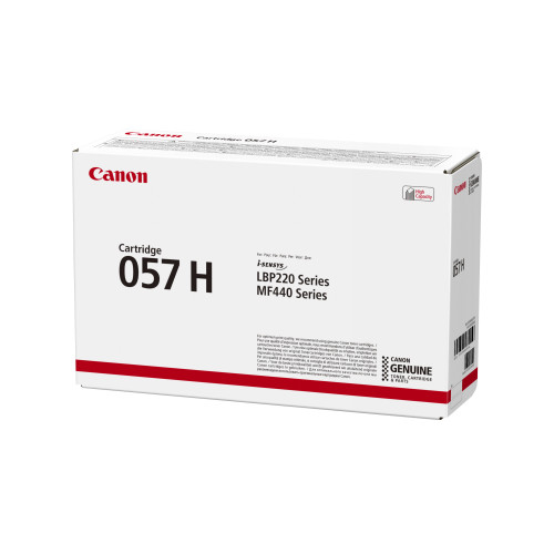 Canon i-SENSYS 057H toner 1 unidade(s) Original Preto Canon i-SENSYS 057H toner 1 unidade(s) Original Preto