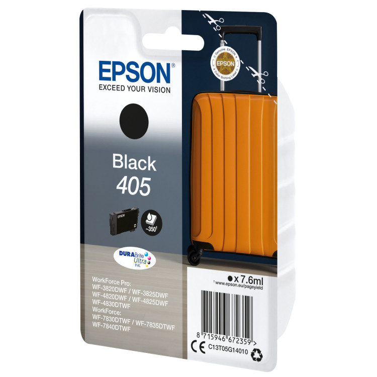 Epson 405 tinteiro 1 unidade(s) Original Rendimento padrão Preto