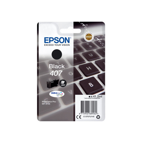 Epson WF-4745 tinteiro 1 unidade(s) Original Rendimento alto (XL) Preto Epson WF-4745 tinteiro 1 unidade(s) Original Rendimento alto (XL) Preto