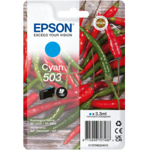 Epson 503 tinteiro 1 unidade(s) Original Rendimento padrão Ciano