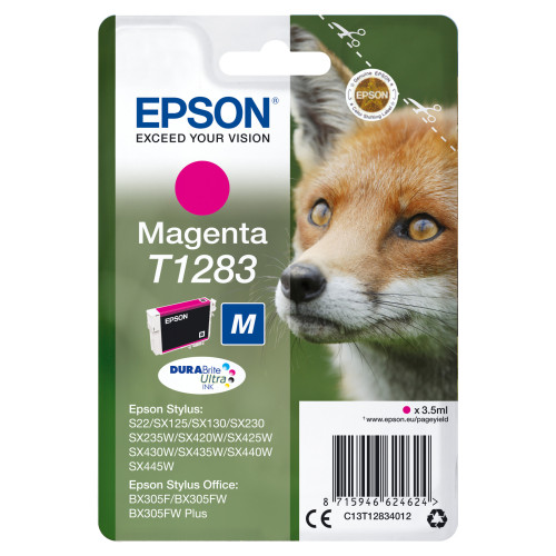 Epson Fox T1283 tinteiro 1 unidade(s) Original Magenta Epson Fox T1283 tinteiro 1 unidade(s) Original Magenta
