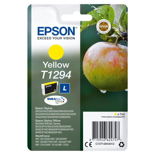 Epson Apple T1294 tinteiro 1 unidade(s) Original Amarelo Epson Apple T1294 tinteiro 1 unidade(s) Original Amarelo