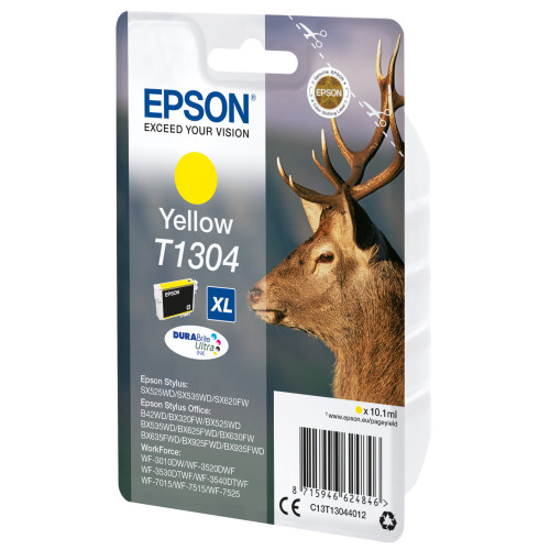 Epson Stag T1304 tinteiro 1 unidade(s) Original Rendimento alto (XL) Amarelo