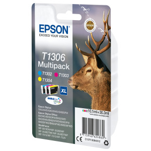 Epson Stag T1306 tinteiro 1 unidade(s) Original Rendimento alto (XL) Ciano, Magenta, Amarelo 2