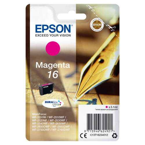 Epson Pen and crossword C13T16234022 tinteiro 1 unidade(s) Original Magenta Epson Pen and crossword C13T16234022 tinteiro 1 unidade(s) Original Magenta