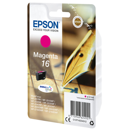 Epson Pen and crossword C13T16234022 tinteiro 1 unidade(s) Original Magenta Epson Pen and crossword C13T16234022 tinteiro 1 unidade(s) Original Magenta