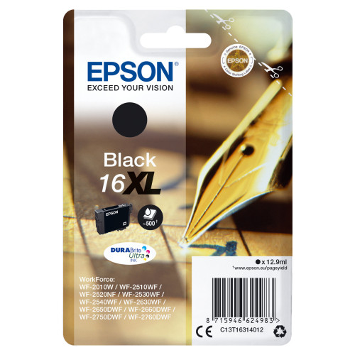 Epson Pen and crossword C13T16314012 tinteiro 1 unidade(s) Original Rendimento alto (XL) Preto Epson Pen and crossword C13T16314012 tinteiro 1 unidade(s) Original Rendimento alto (XL) Preto