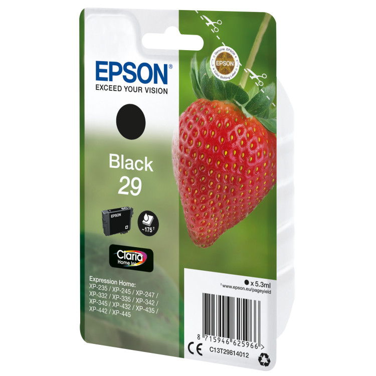 Epson Strawberry C13T29814022 tinteiro 1 unidade(s) Original Preto