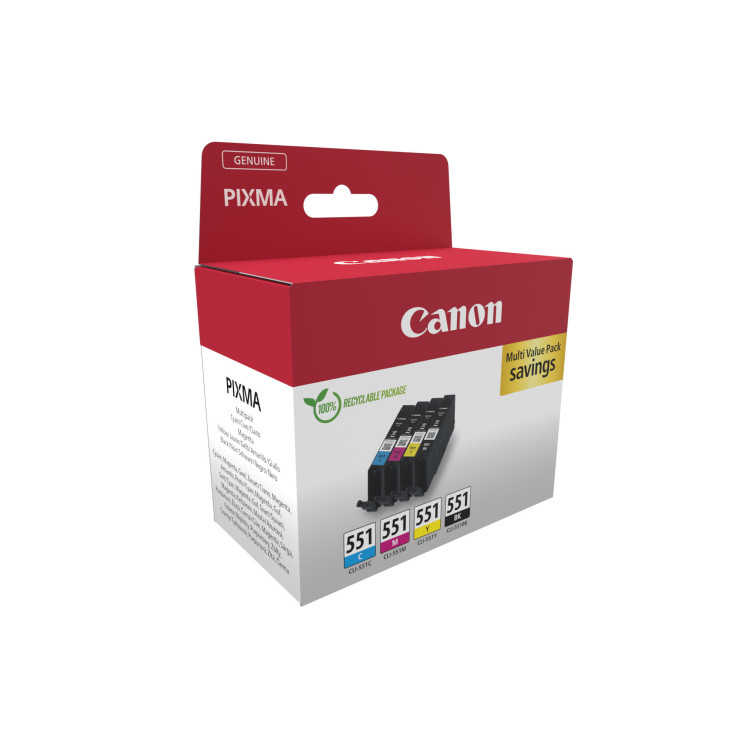 Canon 6509B015 tinteiro 1 unidade(s) Original Preto, Ciano, Magenta, Amarelo