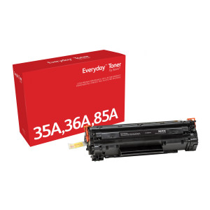 Toner Everyday™ Preto da Xerox compatível com HP 35A 36A 85A (CB435A  CB436A  CE285A), Capacidade padrão