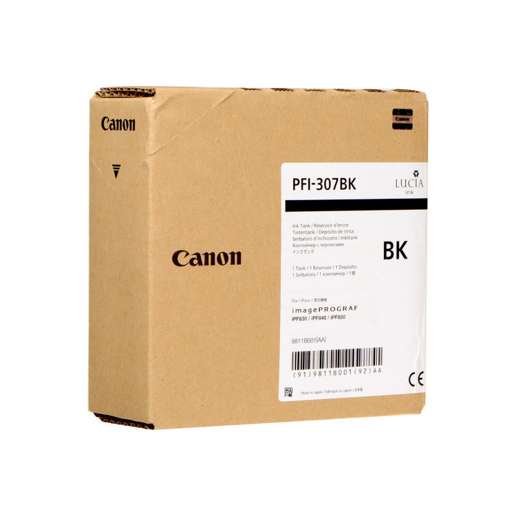 Canon PFI-307BK tinteiro Original Preto